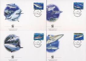 2005 Cápák WWF FDC sor Mi 420-423