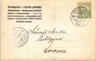 1904 Besztercebánya, Banská Bystrica; katonai kiképzés csoportképe / Hungarian military training, so...