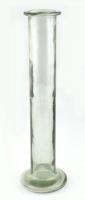 Nagyméretű üvegváza, hibátlan, m: 57 cm
