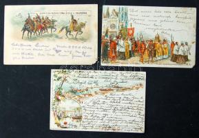 3 db Milleneumi képeslap (EB)(EK)