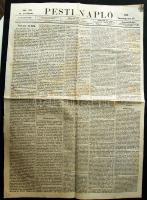 1863 A Pesti Napló újság 45kr-os szignettával kiváló állpotban