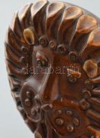 Kovács Gyula (1945-2004): Mese oroszlán. Mázas kerámia. Jelzés nélkül, hibátlan. 19x19 cm