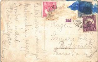 Nyíregyháza, MÁV vasútállomás, villamos, autó (Rb)