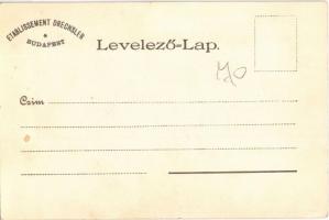 Budapest VI. Drechsler palota, biliárd terem és magyar szoba, belső / Etablissement Drechsler. Kosmo...