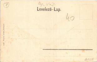 Budapest I. Szent István napi körmenet a várban 1904. augusztus 20-án. Taussig Arthur 5423. (kis sza...