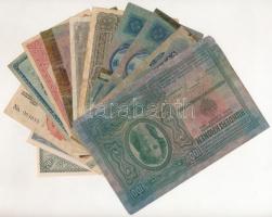 1904-1920. 12db (11xklf) Korona bankjegy T:I--IV