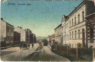 1913 Zsolna, Sillein, Zilina; Frambór telep. Schwarcz Vilmos kiadása / street view (EB)