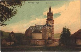 Körmöcbánya, Kremnitz, Kremnica; Vártemplom. Ritter Lipót J. kiadása / castle church