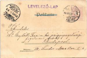 1899 (Vorläufer) Poznan, Posen; Szkola Realna, Katedra, Gymnazyum, St. Mar. Magdaleny Kosciol Bernar...