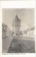 1917 Turnu Severin, Szörényvár; Wasserturm / water tower. photo