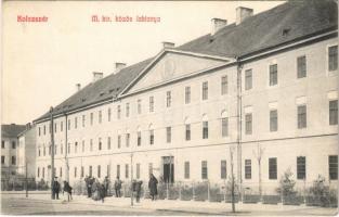 1911 Kolozsvár, Cluj; M. kir. közös laktanya. Újhelyi és Boros kiadása / military barracks