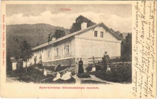 1902 Gyáralja, Hüttgrund, Gelnicka Huta (Gölnicbánya, Göllnitz, Gelnica); Nyaralótelep Gölniczbánya mellett. Matz Gusztáv kiadása / holiday resort (EK)
