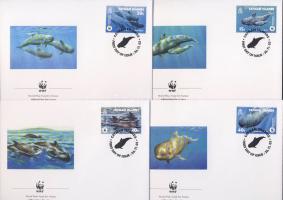 2003 WWF Bálna FDC Mi 970-973