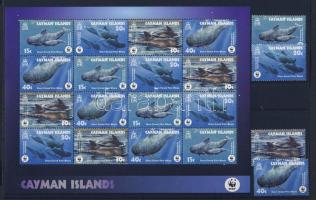 2003 WWF Bálna sor+kisív Mi 970-973