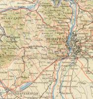 cca 1939 Csonka-Magyarország áttekintő térképe (Országhatárok 1939. ápr. 4-én). 1 : 750.000, M. Kir....