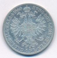 Ausztria 1860A 1Fl Ag T:2,2- ph.
Austria 1860A 1 Florin Ag C:XF,VF edge error
Krause KM#2219