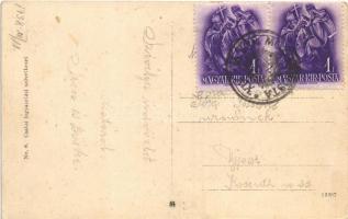 1938 Csata, Cata; Garam vashíd. Fogyasztási szövetkezet kiadása / Hron river bridge + "M. KIR. ...