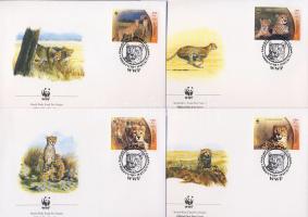 2003 WWF Gepárd FDC Mi 2932-2935