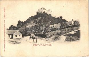 1912 Zólyomlipcse, Zólyom-Lipcse, Slovenská Lupca; vár. Ivánszky Elek kiadása / Lupciansky hrad / castle (fl)