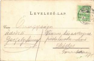 1912 Zólyomlipcse, Zólyom-Lipcse, Slovenská Lupca; vár. Ivánszky Elek kiadása / Lupciansky hrad / ca...