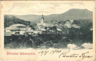 1900 Újbánya, Königsberg, Nová Bana; látkép / general view (EK)