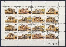 2003 WWF Sakál kisív Mi 762-765