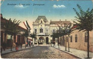 1918 Komárom, Komárno; Baross utca, üzletek / street view, shops (EK)