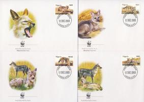 2003 WWF Sakál FDC Mi 762-765