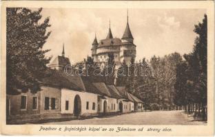 1921 Bajmóc, Bojnice; vár, Gróf Pálffy várkastély / Bojnicky hrad / castle (EK)