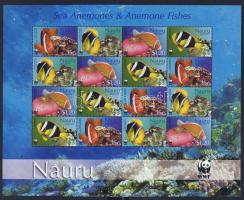 2003 WWF Anemonahal kisív Mi 553-556