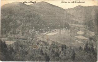 Vihnye, Vihnyefürdő, Kúpele Vyhne; kilátás az Adolf-szikláról / general view (Rb)