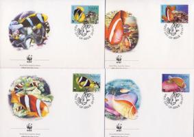 2003 WWF Anemonahal FDC Mi 553-556