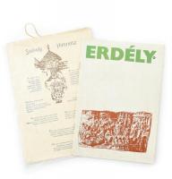 Barta Gábor: Erdély. H.n., 1989, Progresszió GT, 54+2 p. Gazdag képanyaggal illusztrált. Kiadói tűzött papírkötés, kissé kopott borítóval. + Székely Himnusz, merített papír, falra akasztható, 29x21 cm