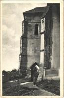 Lőcse, Levoca; Polská brána / Polnisches Tor / Lengyel kapu. Filip Braun kiadása / castle gate (képeslapfüzetből / from postcard booklet) (EK)