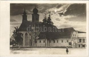 Lőcse, Levoca; Gymnazialní Kaple / Régi gimnáziumi templom / street view, church