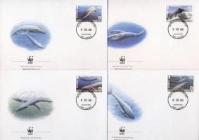2003 WWF Kékbálna FDC Mi 353-356