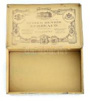 Gerbeaud fém bonbonos doboz. Jelzett, Kis kopásokkal 16x10x5 cm