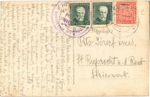 1931 Szucsány, Sjucsány, Sucany; kiránduló hölgyek a kilátónál / hiking ladies at the lookout tower....