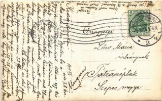 1914 Tátra, Magas-Tátra, Vysoké Tatry; Nagyszalóki-csúcs / Slavkovsky stít / Schlagendorfer Spitze /...