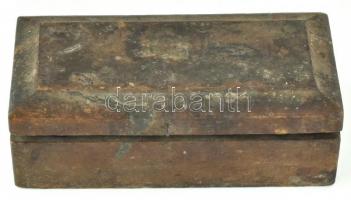 Koronás súlykészlet , eredeti dobozában, hiányos, sérült13×7 cm