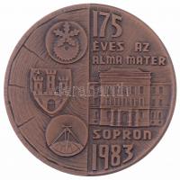 Renner Kálmán (1927-1994) 1983. "175 éves az Alma Mater - Sopron / E nuce fit Corylus" Br ...