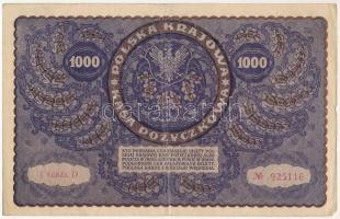 Lengyelország 1919. 1000M "D 925116" T:III
Poland 1919. 1000 Marek "D 925116" C...