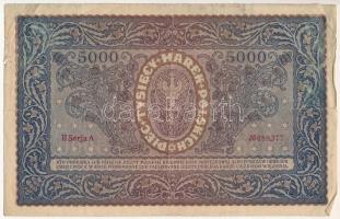 Lengyelország 1920. 5000M T:III- 
Poland 1920. 5000 Marek C:VG
