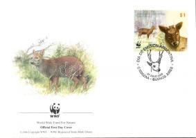 WWF Native mammals FDC WWF Őshonos emlősök FDC Weltweiter Naturschutz: Einheimische Säugetiere