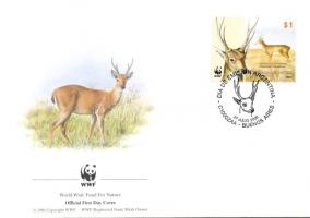 WWF Native mammals FDC WWF Őshonos emlősök FDC Weltweiter Naturschutz: Einheimische Säugetiere