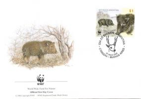 WWF Native mammals FDC WWF Őshonos emlősök FDC Weltweiter Naturschutz: Einheimische Säugetiere