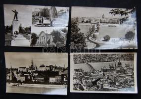 1950-1960  68 db kisalakú helytörténeti képeslap