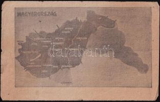 1944 Antifasiszta, szovjet röplap 13x21 cm