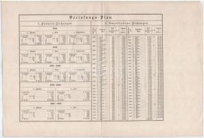 Ausztria / Bécs 1882. "Osztrák Vöröskereszt" 10K értékű kötvénye szárazpecséttel, bélyegzé...