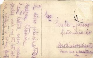 1911 Visk, Vyshkovo (Máramaros); Az új alma pakoló / house. photo (EM)